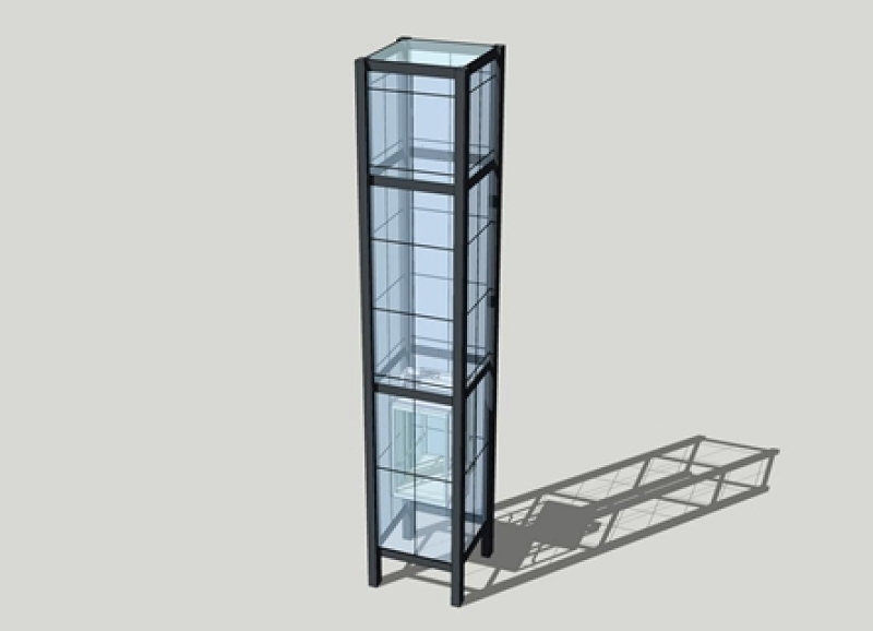观光电梯SU模型下载 观光电梯SU模型下载
