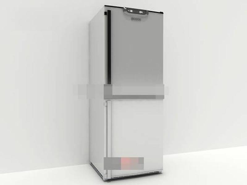灰色冰箱3D模型下载 灰色冰箱3D模型下载