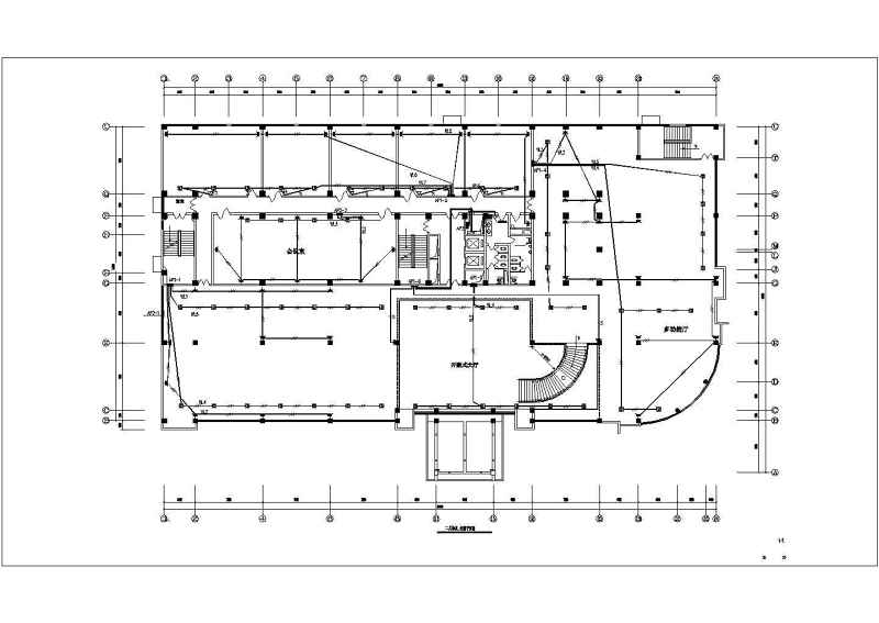 某地9层框架结构综合楼电气设计图纸