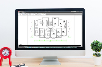 定制三室两厅家装户型图CAD房屋平面图