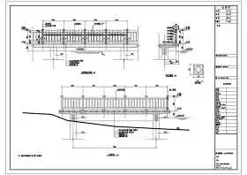 桥头公园景观塑木栏杆CAD图纸