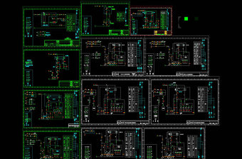 各种电机控制原理图CAD机械图纸