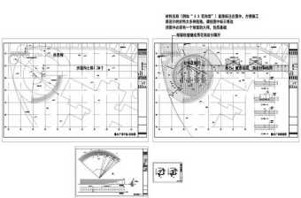 东莞山顶公园园林叠水广场区CAD图纸