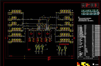 仓泵除灰系统图CAD机械图纸