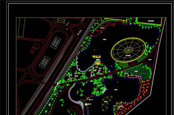 南区总绿化CAD景观图纸
