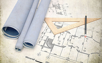 工程建筑CAD图纸和尺子