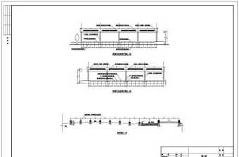 公园景观规划设计弧廊CAD图纸
