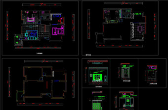 家庭CAD装修设计图