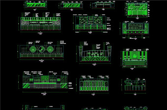 吧台CAD图纸