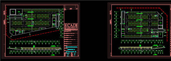 广场地下车库CAD图纸