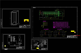 电加热器图CAD机械图纸