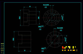 连轴器CAD机械图纸