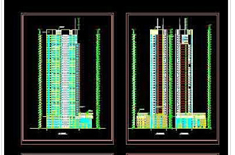 某高层公寓楼建筑cad施工图