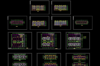 多层住宅cad图纸