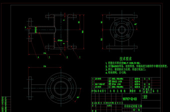 离子交换器全图CAD机械图纸