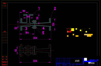 喷射器CAD机械图纸