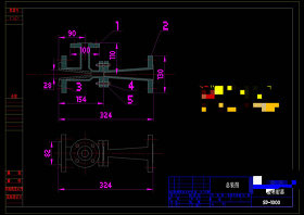 喷射器CAD机械图纸