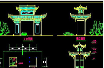 某古建筑cad图纸