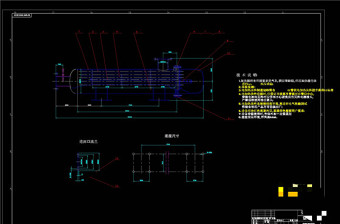 电加热器外形图CAD机械图纸