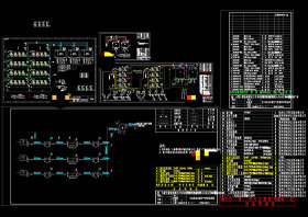 气力输灰工程系统图CAD机械图纸