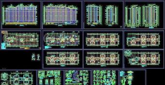 高层住宅CAD设计图