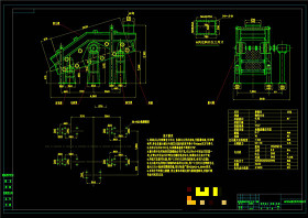 振动筛外形图CAD机械图纸