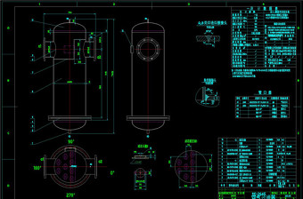 型空气过滤器CAD机械图纸