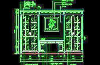 书柜CAD详图素材32