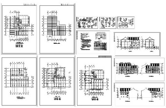 仿古清式建筑cad