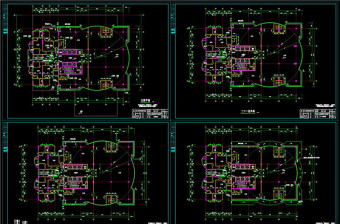 22层平面CAD图纸