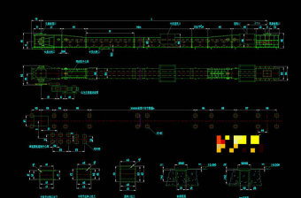 板输送机总图CAD机械图纸