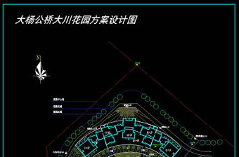 高层小区cad详图素材