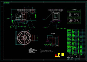 定量园盘给料机CAD机械图纸