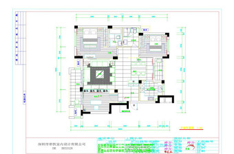 平面施工图cad图纸