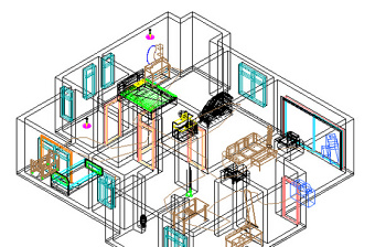 三维房间CAD图纸