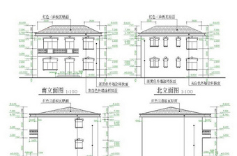 农村二层住宅CAD图纸