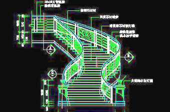楼梯cad详图、装饰构造cad详图素材20090310更新-15