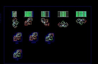 某多层住宅设计cad平剖面图