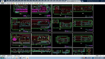 xx市商业建筑全套CAD设计方案图