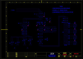 电气图CAD机械图纸