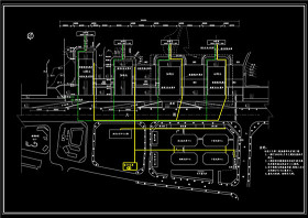 鱼港码头平面布置图CAD图纸