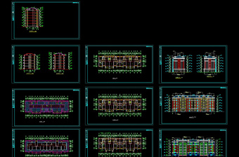 多层住宅cad图纸