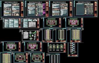 高层住宅建筑CAD设计图