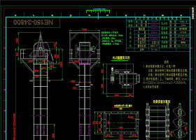 斗提机设计CAD机械图纸