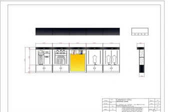 衣橱展示柜CAD