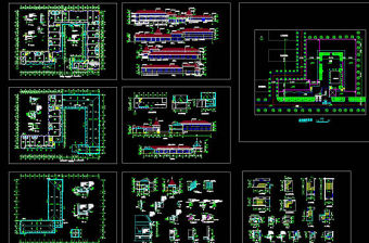 幼儿园全套设计图cad图纸