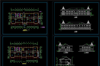 实验室建筑图CAD图纸