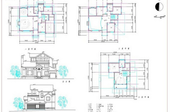 欧式房屋CAD图纸