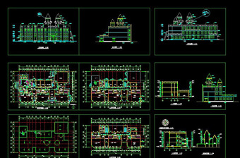 幼儿园cad设计建筑图