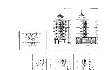 住宅楼方案cad图纸